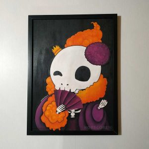 Pintura «La Reina de las calacas»