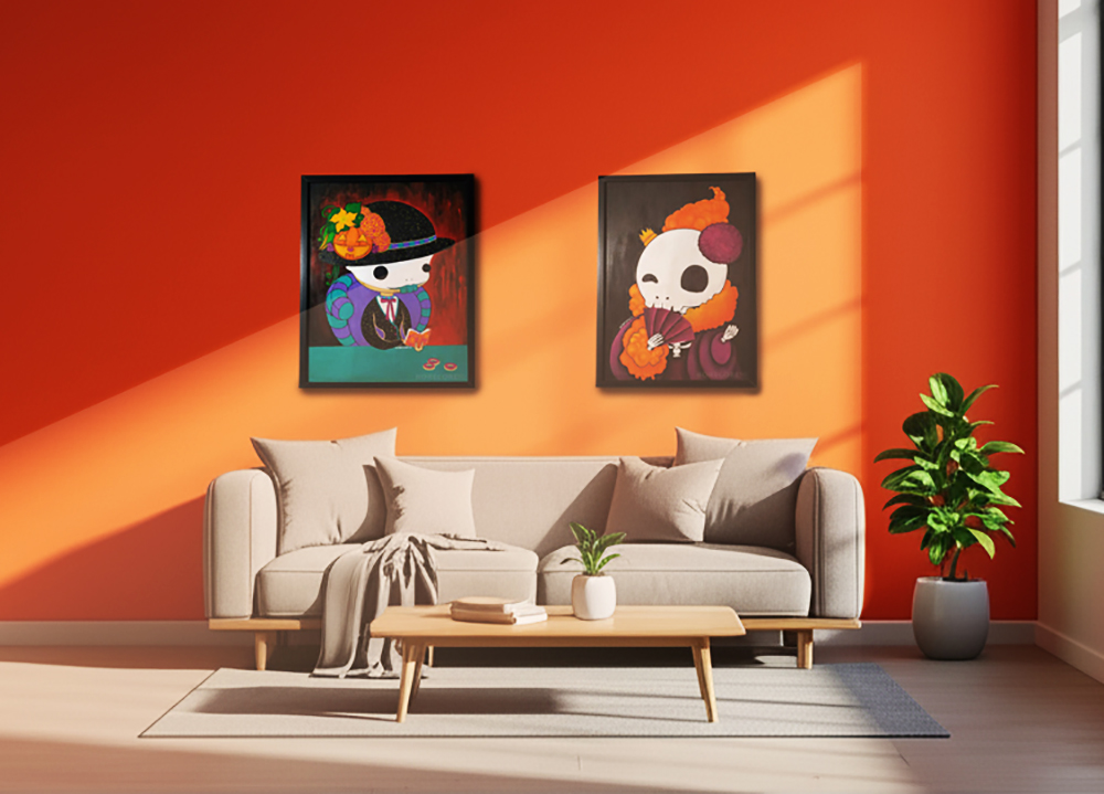 Obras de Koregore En Sala Naranja