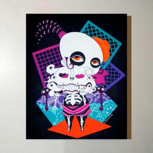 Pintura «Katrina con máscara de Kizin»