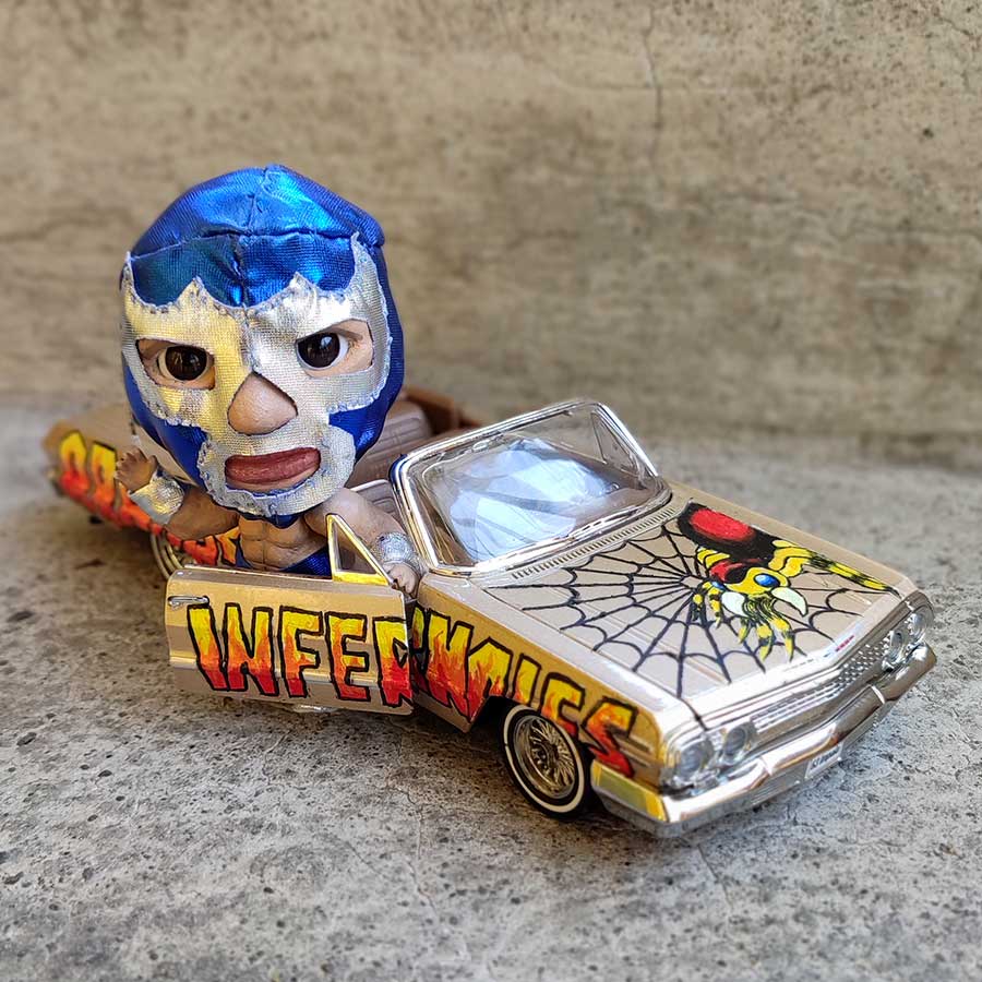 Lee más sobre el artículo El Rugido del Impala ’64: «Blue Demon Vs Arañas Infernales»